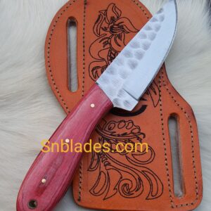 Custom made crobin steel skinner knife