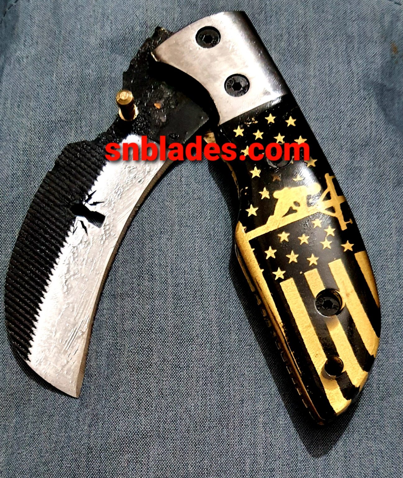 Handmade Rasp steel Ibew lineman folding knife/ibew lineman knife - SN ...