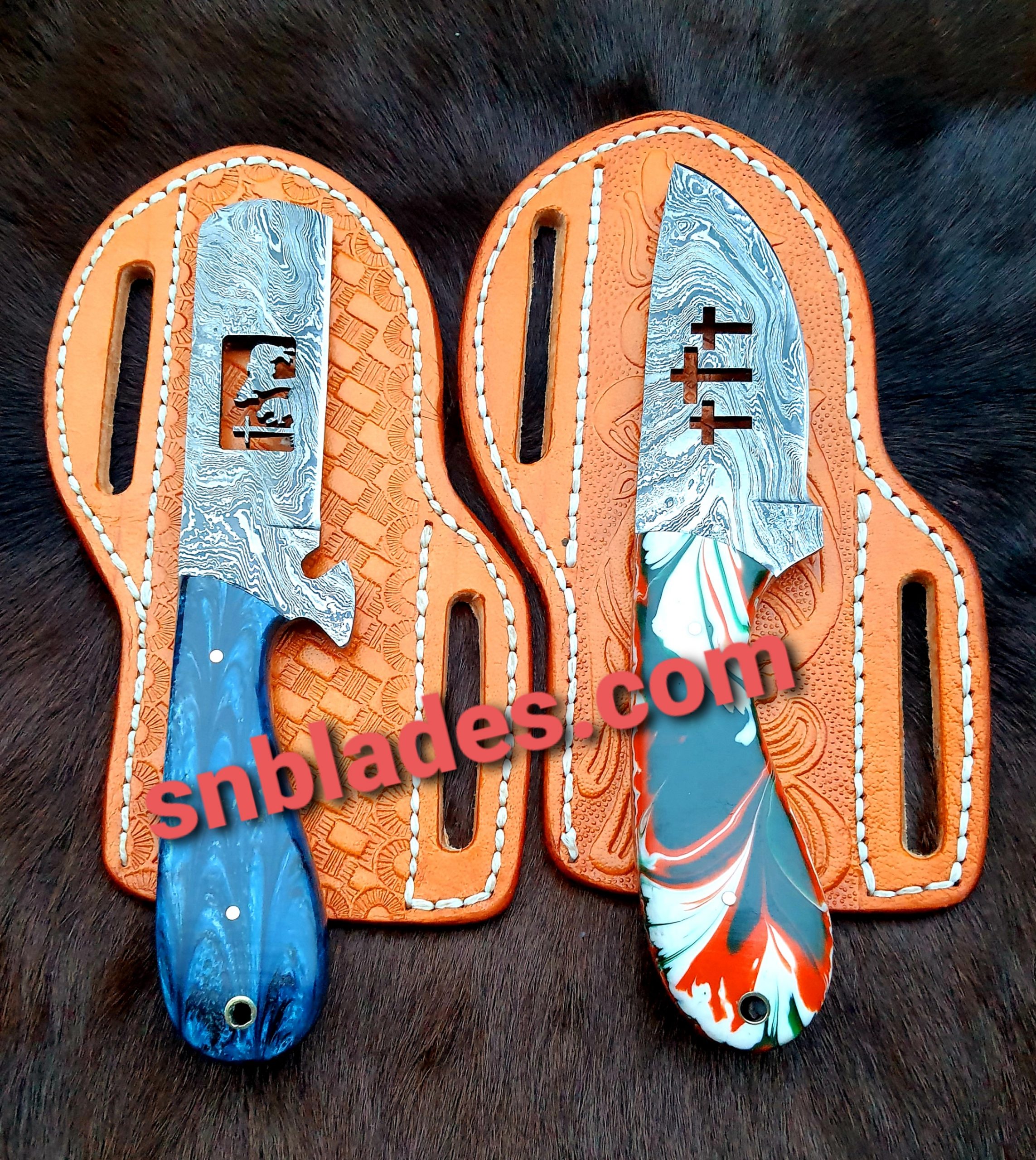 20220507_142442 Cowboy bull cutter and skinner Knifes set