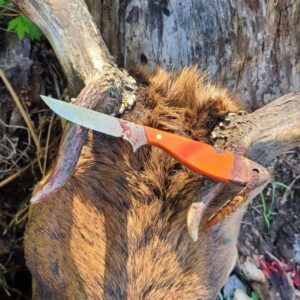 Handmade Damascus steel cowboy skinner knife