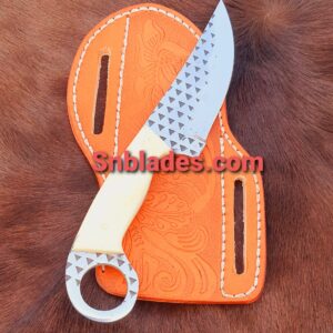 Handmade Rasp steel Cowboy Skinner knife/Cowboy Skinner Knife